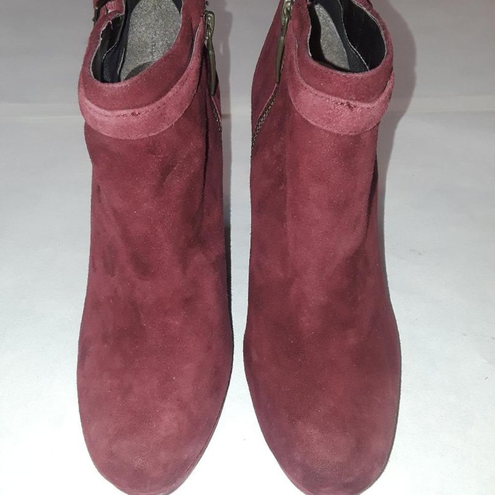 DKNYC Ramona Wedge Zip Bootie - size 7.5  (38)